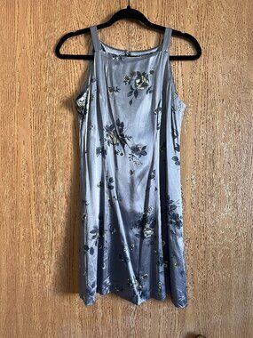 Y2K/90s Breakin' Loose Satin Floral Mini Dress